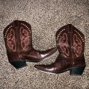 Justin Ladies Snip-toe Cowboy Boots